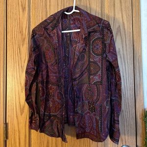 Paisley Retro Blouse
